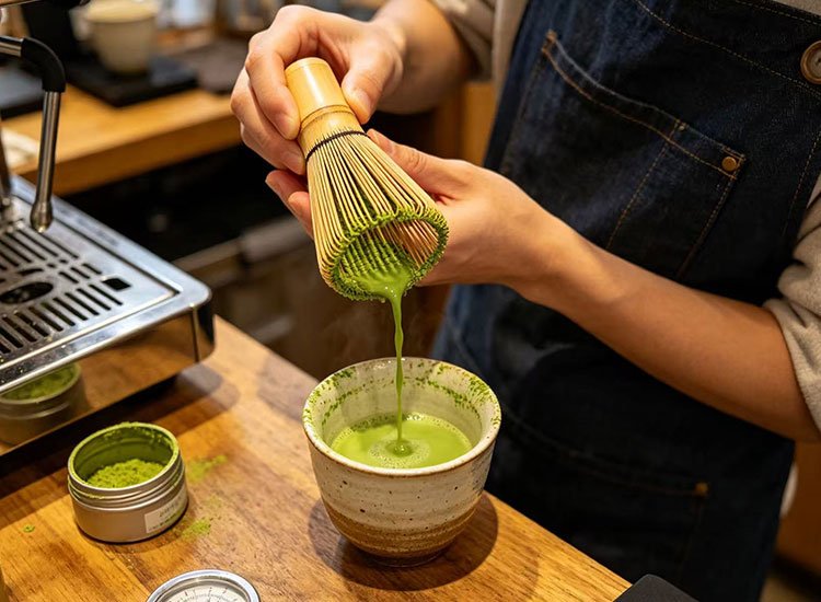 Private Label 2 Coffee Shop Counter (Hand-whisked Matcha)
